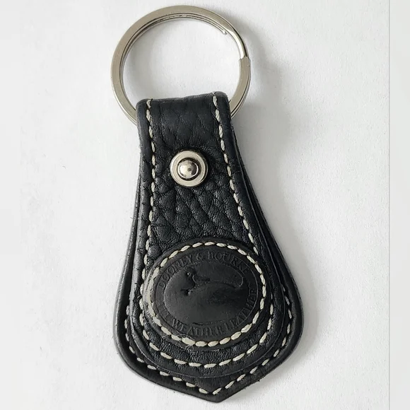 Dooney ID Black Zip Pouch Set